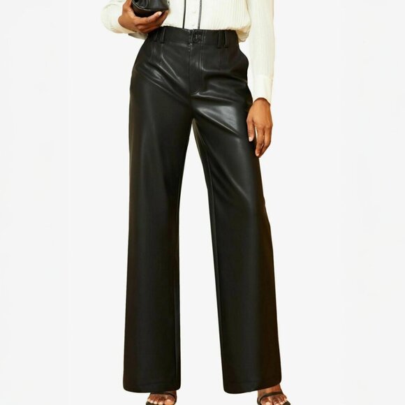 Ambiance Apparel Faux Leather Pants - Picture 1 of 8